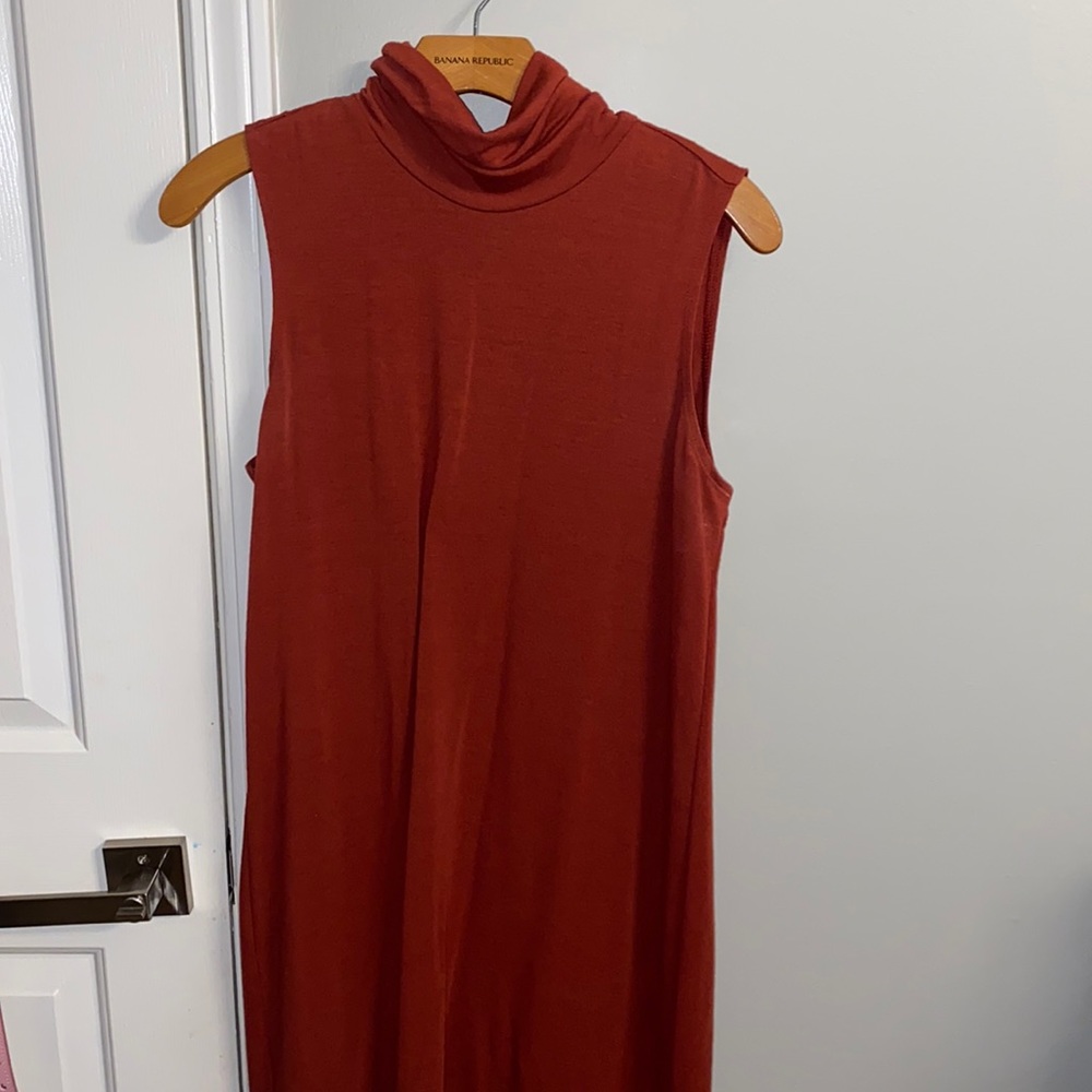 Auburn Turtleneck Sweater Dress🍂